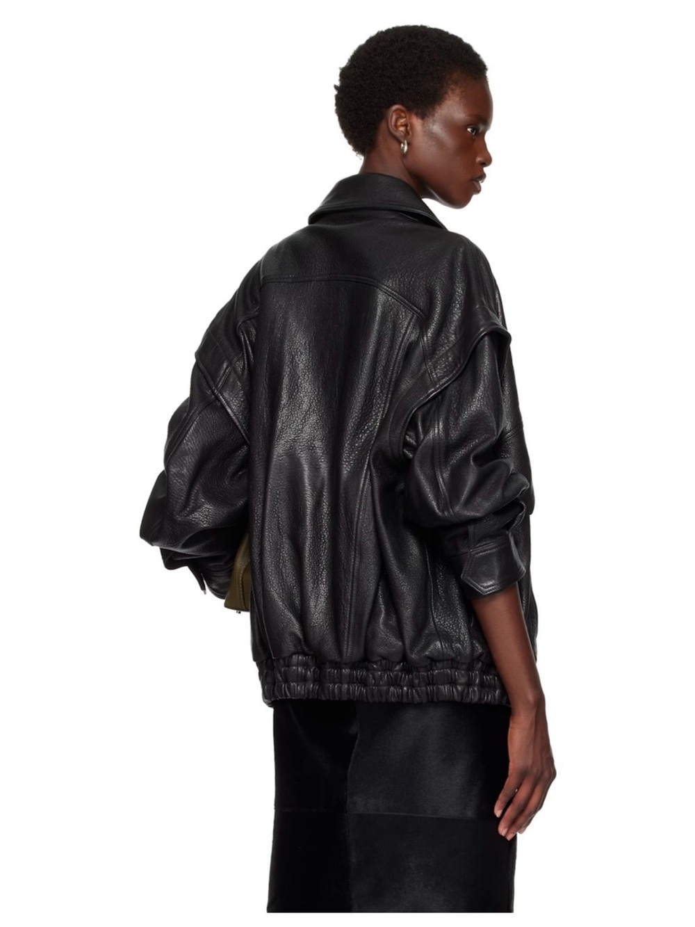 Nour Hammour Micah Leather Jacket BNWT in Black XS - Picture 5 of 16
